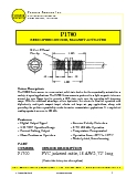 Magnetic Speed Sensor - P1700 Datasheet